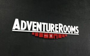 image of adventure rooms custom acrylic signs